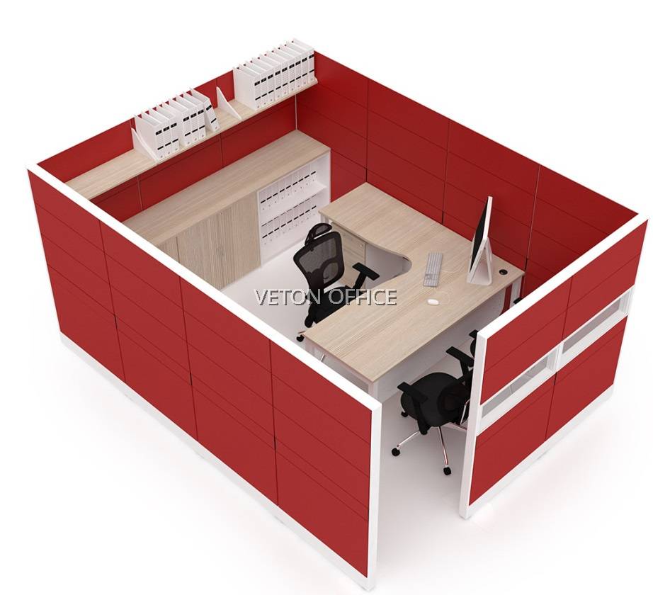 CUBICLE WORKSTATION PARTITION TABLE FOR CLUSTER OF 1 cubicle-workstation-partition-table-for-cluster-of-1