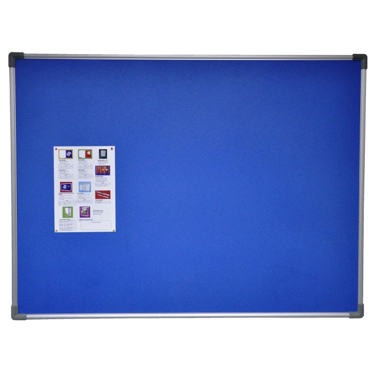 FOAM NOTICE BOARD WITH ALUMINIUM FRAME