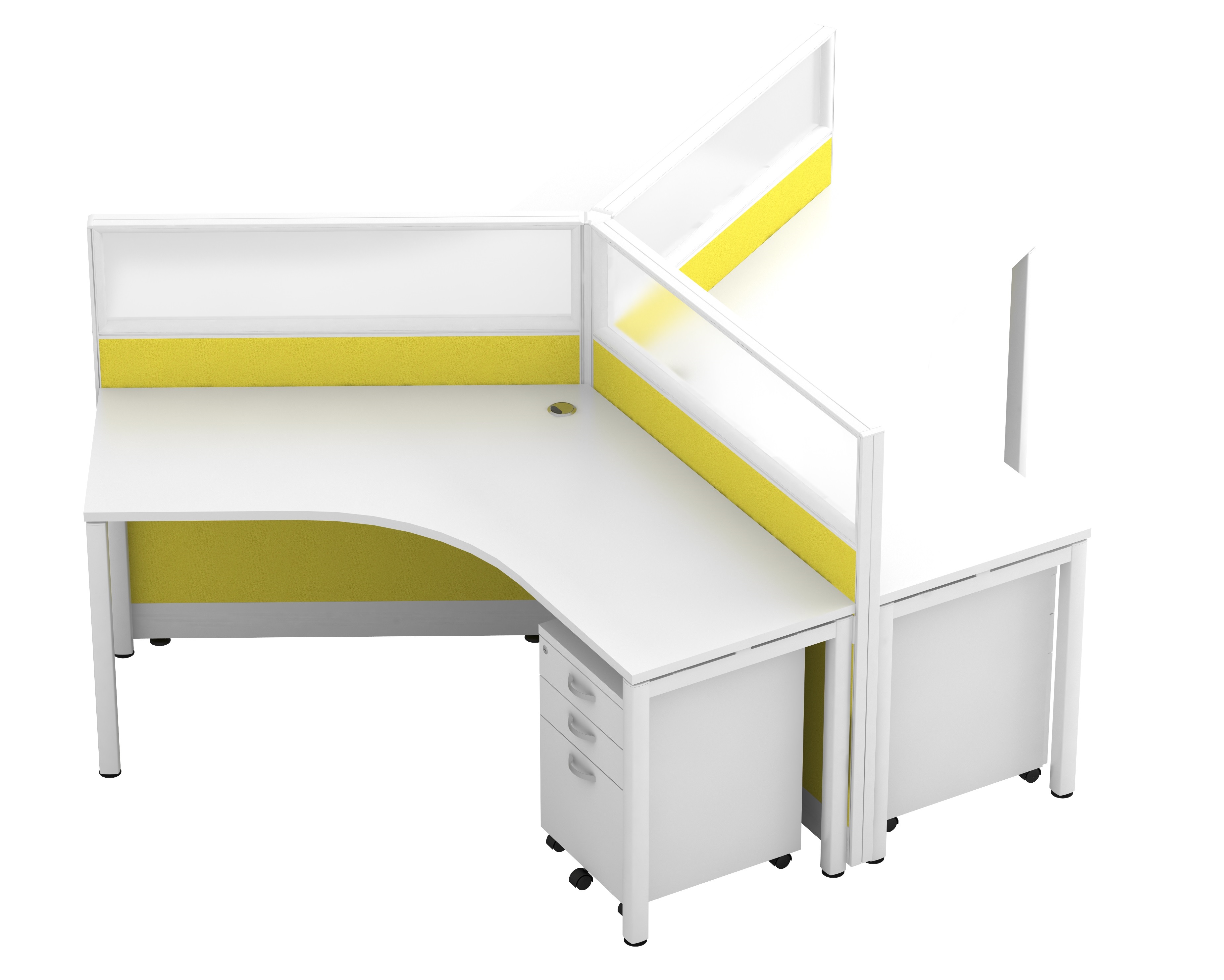 BLOCK-6 WORKSTATION FOR CLUSTER OF 3